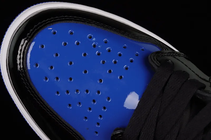All categories Air Jordan Jordan series basketball shoes Air Jordan 1 High Air Jordan 1 Retro High AJ1 Joe 1 patent leather black and blue 555088-400